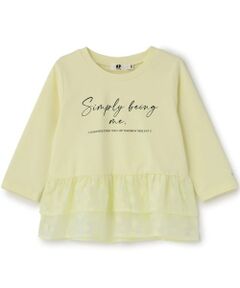 KP / ケーピー Tシャツ | 【接触冷感】【UVカット】ペプラムデザイン 長袖Tシャツ 7分袖