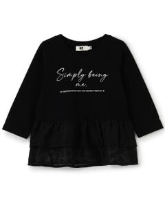 KP / ケーピー Tシャツ | 【接触冷感】【UVカット】ペプラムデザイン 長袖Tシャツ 7分袖