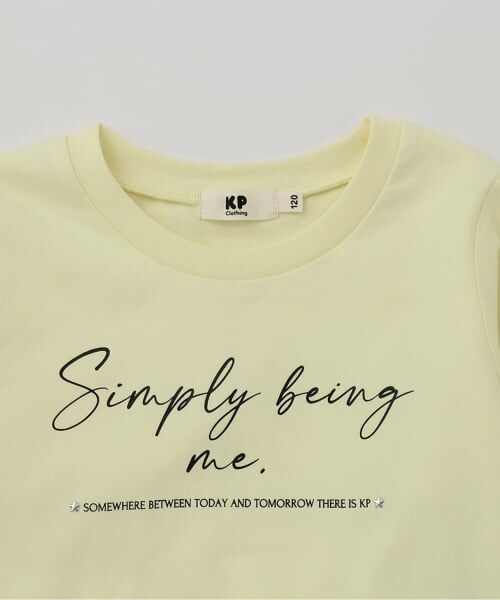 KP / ケーピー Tシャツ | 【接触冷感】【UVカット】ペプラムデザイン 長袖Tシャツ 7分袖 | 詳細2
