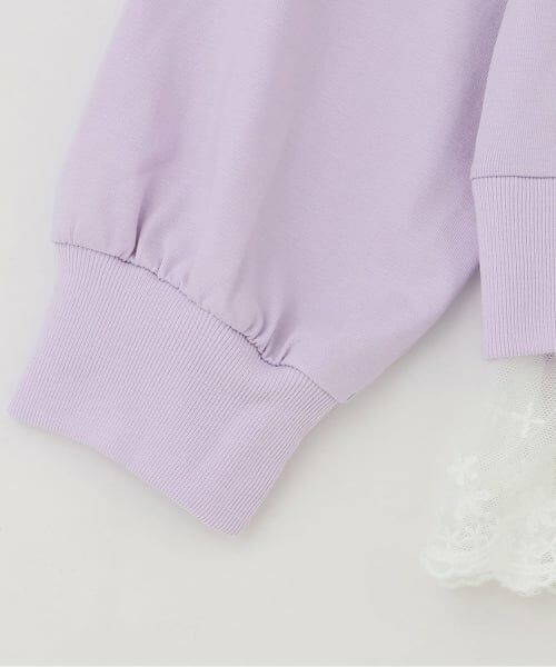 KP / ケーピー Tシャツ | レイヤード風 肩あき 長袖Tシャツ | 詳細4