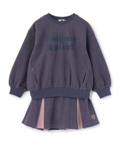 KP / ケーピー その他トップス | ロゴトレーナー×リボン刺しゅう スカパン セットアップ