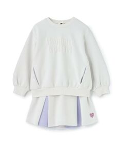 KP / ケーピー その他トップス | ロゴトレーナー×リボン刺しゅう スカパン セットアップ
