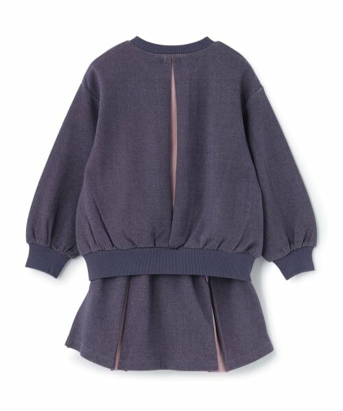 KP / ケーピー その他トップス | ロゴトレーナー×リボン刺しゅう スカパン セットアップ | 詳細1