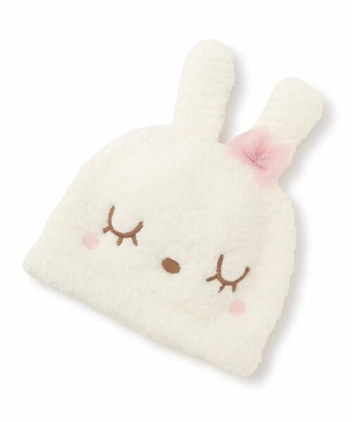 KP / ケーピー ベビー・キッズグッズ | もこもこmimiちゃん ニット帽（オフ ホワイト）