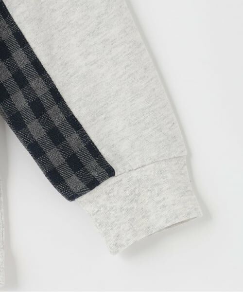 KP / ケーピー Tシャツ | パッチワーク 長袖Tシャツ | 詳細4