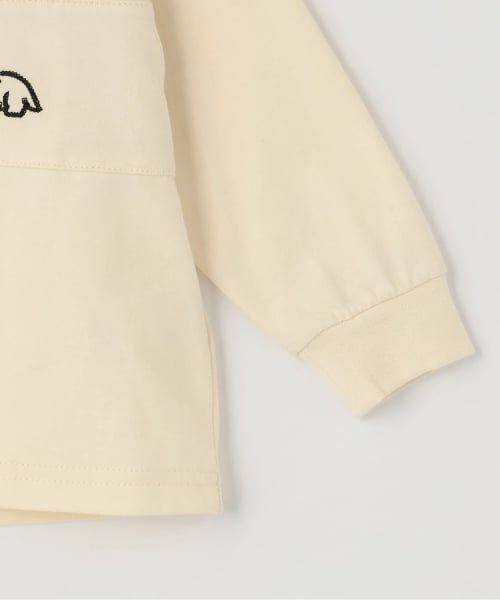 KP / ケーピー Tシャツ | 恐竜刺しゅう ヘンリーネック長袖Tシャツ | 詳細4