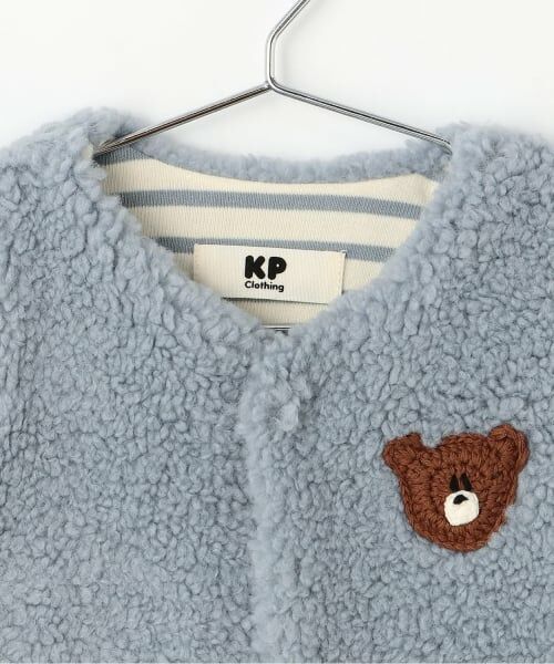 KP / ケーピー ベビー・キッズウエア | シープボア くまモチーフ ベスト | 詳細2