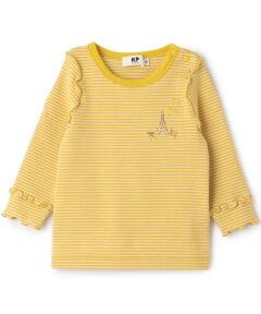 KP / ケーピー Tシャツ | フライスボーダー長袖Ｔシャツ