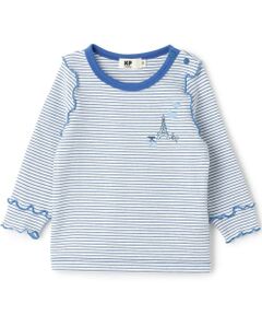 KP / ケーピー Tシャツ | フライスボーダー長袖Ｔシャツ