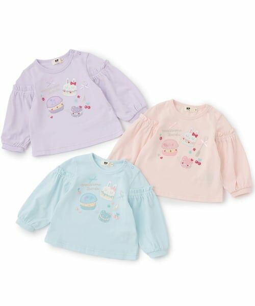 KP / ケーピー Tシャツ | シャカシャカスパンコール入りマカロン 長袖Tシャツ | 詳細10