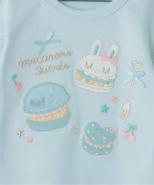 KP / ケーピー Tシャツ | シャカシャカスパンコール入りマカロン 長袖Tシャツ | 詳細5