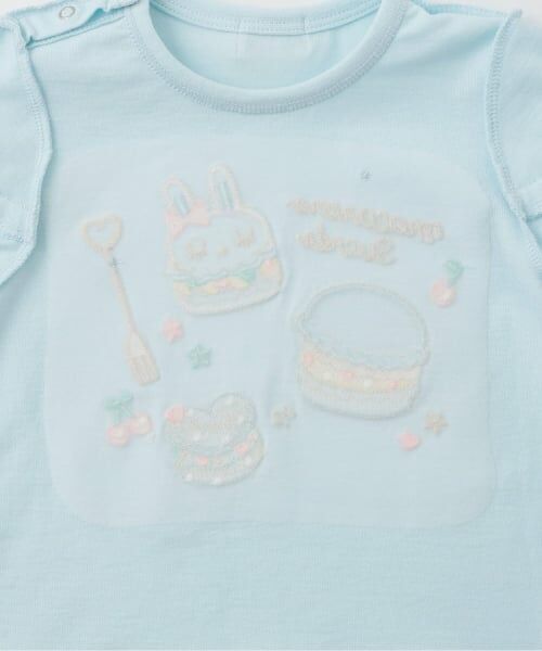 KP / ケーピー Tシャツ | シャカシャカスパンコール入りマカロン 長袖Tシャツ | 詳細6