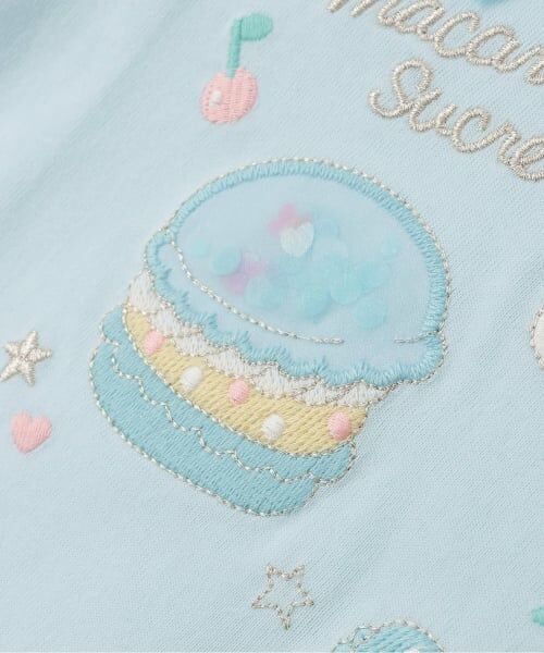 KP / ケーピー Tシャツ | シャカシャカスパンコール入りマカロン 長袖Tシャツ | 詳細7