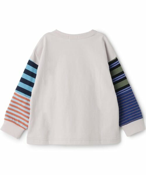 KP / ケーピー Tシャツ | 天竺×天竺ボーダー 長袖Tシャツ | 詳細1