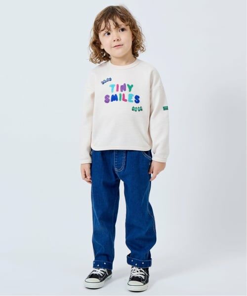 KP / ケーピー Tシャツ | カラフルロゴ 電車刺しゅう 長袖Tシャツ | 詳細3