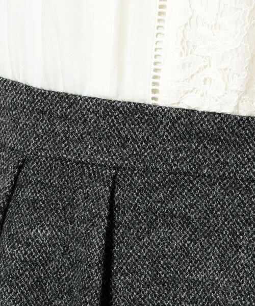 セール ウールナナコツイード ワンピース ミニ丈 ひざ丈ワンピース 組曲 クミキョク ファッション通販 タカシマヤファッションスクエア