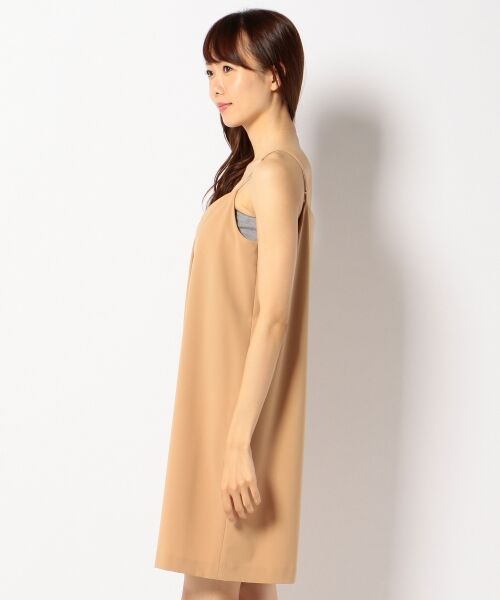 セール 洗える ステファニーストレッチ キャミワンピース スリップドレス ミニ丈 ひざ丈ワンピース 組曲 クミキョク ファッション通販 タカシマヤファッションスクエア