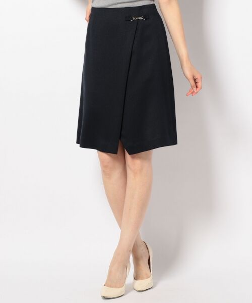 セール オルコカルゼ ラップスカート ミニ ひざ丈スカート 組曲 クミキョク ファッション通販 タカシマヤファッションスクエア