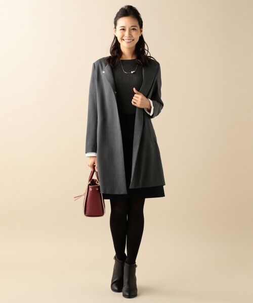 セール C Moベロア ワンピース ミニ丈 ひざ丈ワンピース 組曲 クミキョク ファッション通販 タカシマヤファッションスクエア