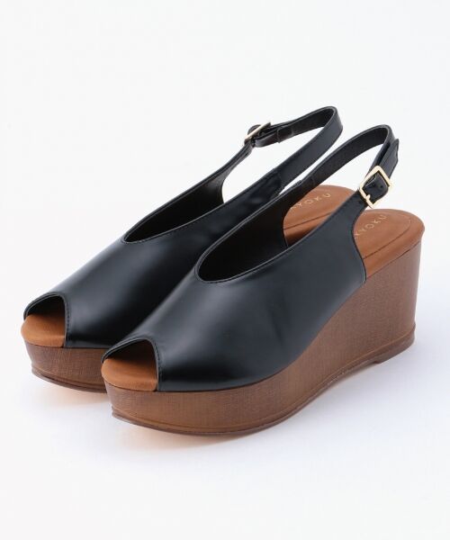 セール 22 5 24 5 バックストラップウェッジサンダル サンダル 組曲 クミキョク ファッション通販 タカシマヤファッションスクエア