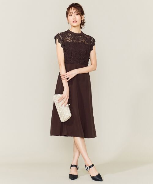 セール Prier レーストップマーメイド ワンピース ドレス 組曲 クミキョク ファッション通販 タカシマヤファッションスクエア