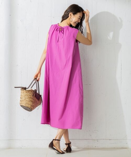 セール シルク混 コットンシルクローン ワンピース ミニ丈 ひざ丈ワンピース 組曲 クミキョク ファッション通販 タカシマヤファッションスクエア