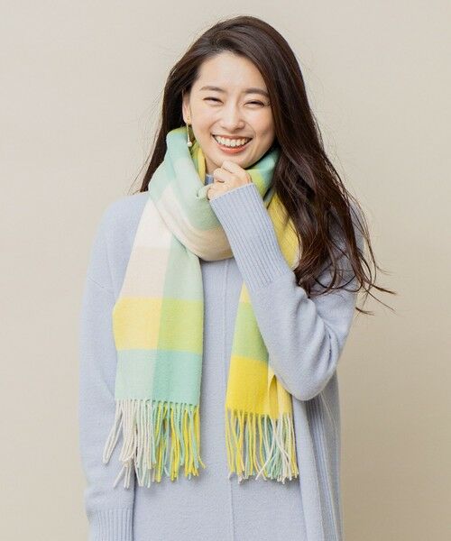 セール ヘリンボーン ブロックチェック ストール マフラー ショール スヌード ストール 組曲 クミキョク ファッション通販 タカシマヤファッションスクエア
