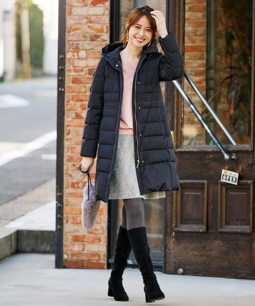 セール 洗える ナイロンタフタ ロングダウンコート ダウンジャケット ベスト 組曲 クミキョク ファッション通販 タカシマヤファッションスクエア