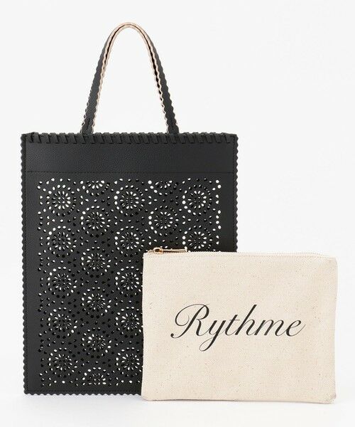 セール Rythme Kumikyoku ポーチ付きパンチング トートバッグ ショルダーバッグ 組曲 クミキョク ファッション通販 タカシマヤファッションスクエア