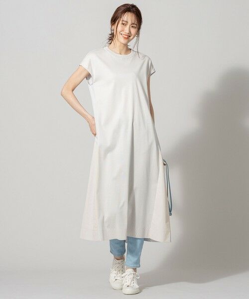 セール 洗える コットンフライス セーターマシーン Aラインワンピース ロング マキシ丈ワンピース 組曲 クミキョク ファッション通販 タカシマヤファッションスクエア