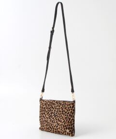 LA BAGAGERIE / ラ バガジェリー ショルダーバッグ | アニマルシリーズ　ハラコ調薄マチショルダー