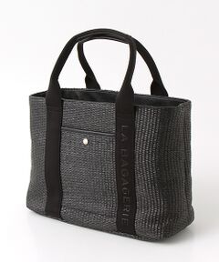LA BAGAGERIE / ラ バガジェリー トートバッグ | ストロー×エンボスロゴテープかごバッグ