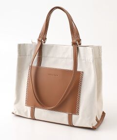 【veganview】w handle canvas tote