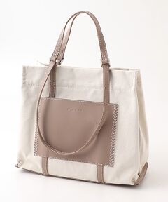 【veganview】w handle canvas tote