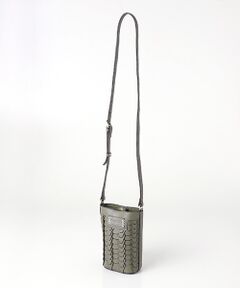 【veganview】v piece mesh mini shoulder bag