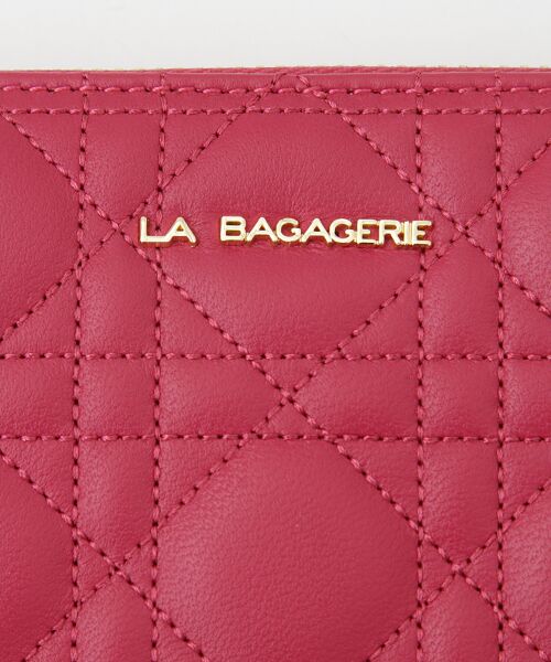 LA BAGAGERIE / ラ バガジェリー 財布・コインケース・マネークリップ | シープキルティング　ラウンドウォレット | 詳細5