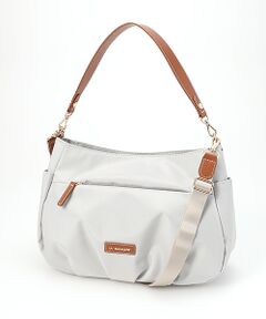 LA BAGAGERIE / ラ バガジェリー ショルダーバッグ | ポリエステルキャンバス　タックショルダー