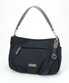 LA BAGAGERIE / ラ バガジェリー ショルダーバッグ | ポリエステルキャンバス　タックショルダー