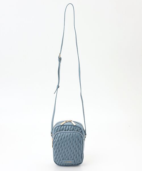 LA BAGAGERIE / ラ バガジェリー ショルダーバッグ | ランダムプリーツショルダーバッグ タテ | 詳細1