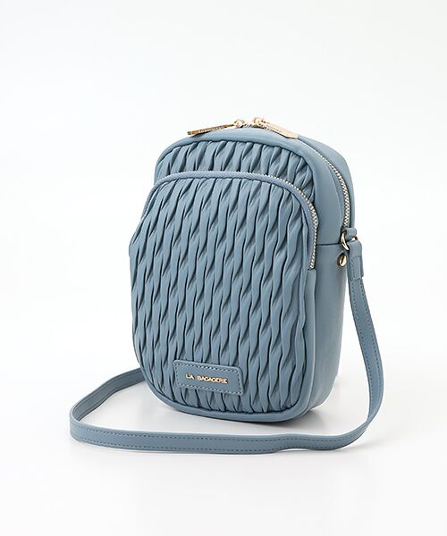 LA BAGAGERIE / ラ バガジェリー ショルダーバッグ | ランダムプリーツショルダーバッグ タテ | 詳細5