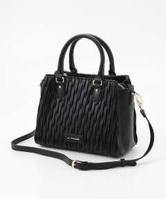 LA BAGAGERIE / ラ バガジェリー ハンドバッグ | ランダムプリーツ2WAYハンドバッグ