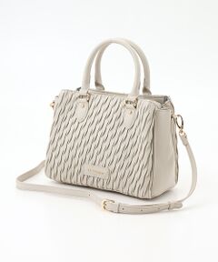 LA BAGAGERIE / ラ バガジェリー ハンドバッグ | ランダムプリーツ2WAYハンドバッグ