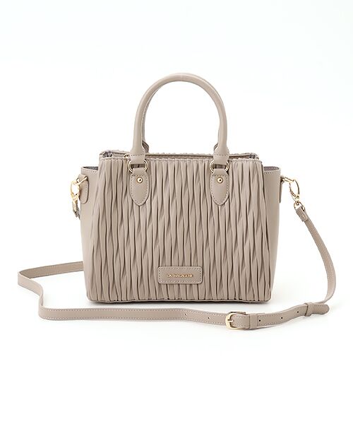 LA BAGAGERIE / ラ バガジェリー ハンドバッグ | ランダムプリーツ2WAYハンドバッグ | 詳細1