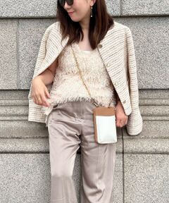 LA BAGAGERIE / ラ バガジェリー ショルダーバッグ | 【インスタグラマー Chiyoさん×LA BAGAGERIE】チェーンスマホショルダー