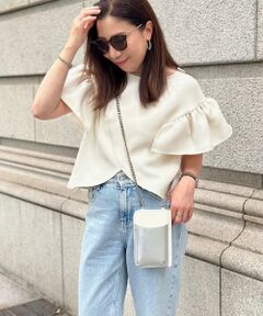 LA BAGAGERIE / ラ バガジェリー ショルダーバッグ | 【インスタグラマー Chiyoさん×LA BAGAGERIE】チェーンスマホショルダー