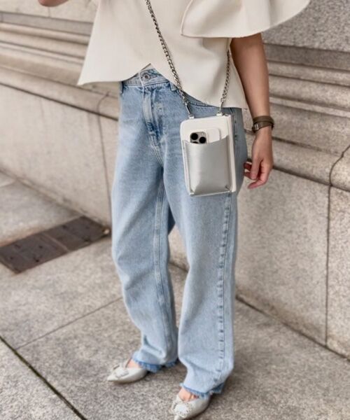 LA BAGAGERIE / ラ バガジェリー ショルダーバッグ | 【インスタグラマー Chiyoさん×LA BAGAGERIE】チェーンスマホショルダー | 詳細15