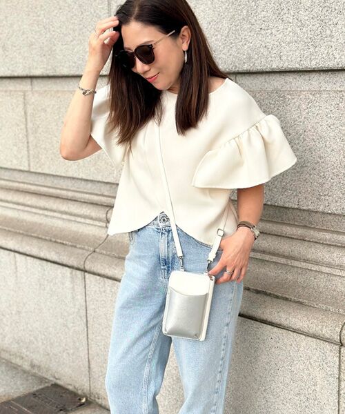 LA BAGAGERIE / ラ バガジェリー ショルダーバッグ | 【インスタグラマー Chiyoさん×LA BAGAGERIE】チェーンスマホショルダー | 詳細16