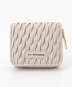 LA BAGAGERIE / ラ バガジェリー 財布・コインケース・マネークリップ | シープレザープリーツ加工二つ折り財布