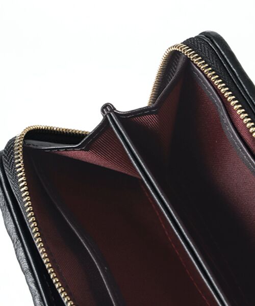 LA BAGAGERIE / ラ バガジェリー 財布・コインケース・マネークリップ | シープレザープリーツ加工二つ折り財布 | 詳細1