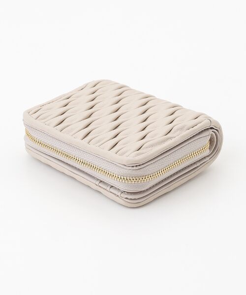 LA BAGAGERIE / ラ バガジェリー 財布・コインケース・マネークリップ | シープレザープリーツ加工二つ折り財布 | 詳細3